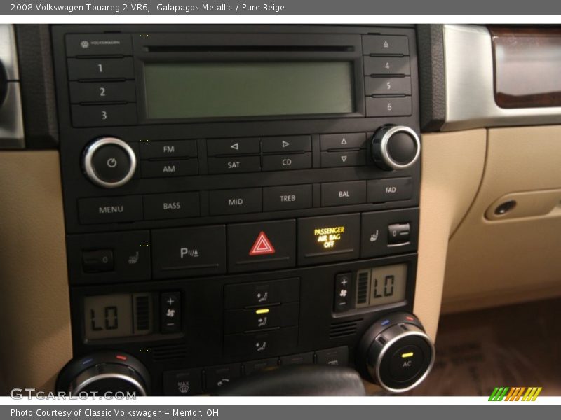 Controls of 2008 Touareg 2 VR6