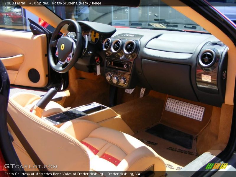 Rosso Scuderia (Red) / Beige 2008 Ferrari F430 Spider