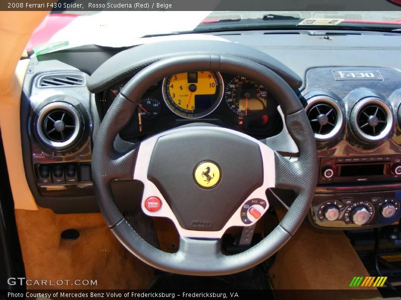 Rosso Scuderia (Red) / Beige 2008 Ferrari F430 Spider