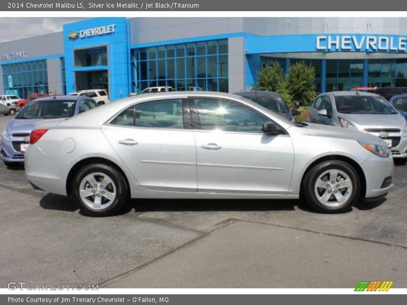 Silver Ice Metallic / Jet Black/Titanium 2014 Chevrolet Malibu LS