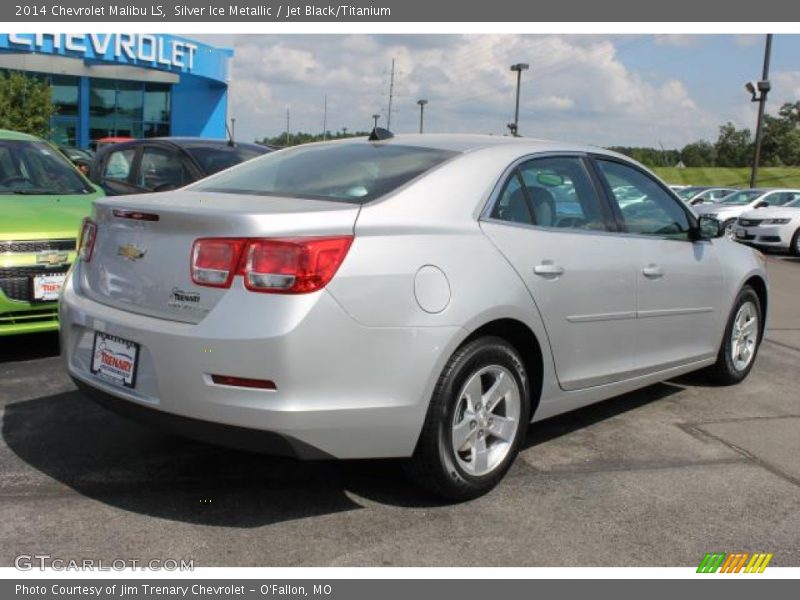 Silver Ice Metallic / Jet Black/Titanium 2014 Chevrolet Malibu LS
