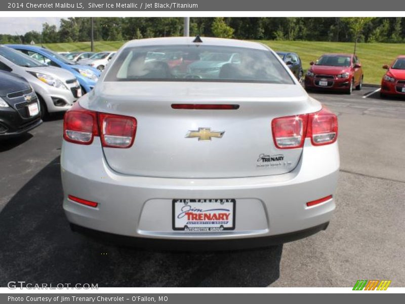 Silver Ice Metallic / Jet Black/Titanium 2014 Chevrolet Malibu LS