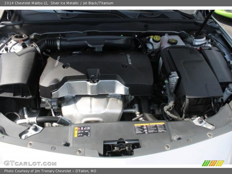 Silver Ice Metallic / Jet Black/Titanium 2014 Chevrolet Malibu LS