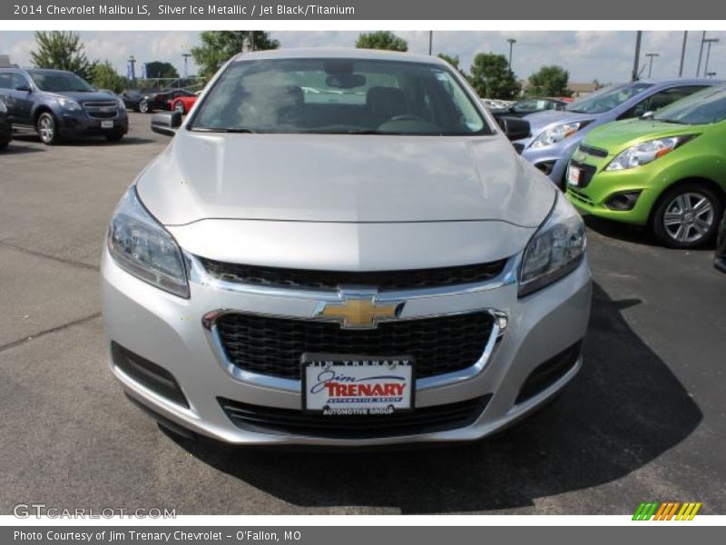 Silver Ice Metallic / Jet Black/Titanium 2014 Chevrolet Malibu LS