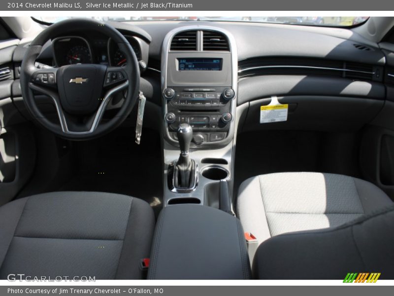 Silver Ice Metallic / Jet Black/Titanium 2014 Chevrolet Malibu LS