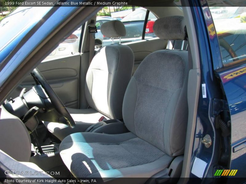 Atlantic Blue Metallic / Medium Graphite 1999 Ford Escort SE Sedan