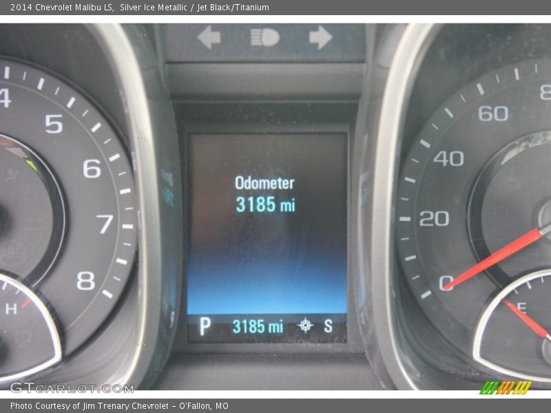 Silver Ice Metallic / Jet Black/Titanium 2014 Chevrolet Malibu LS