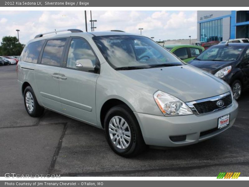 Silverstone Beige / Beige 2012 Kia Sedona LX