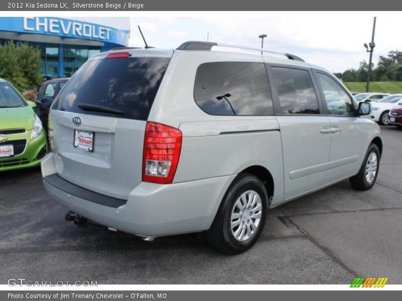 Silverstone Beige / Beige 2012 Kia Sedona LX