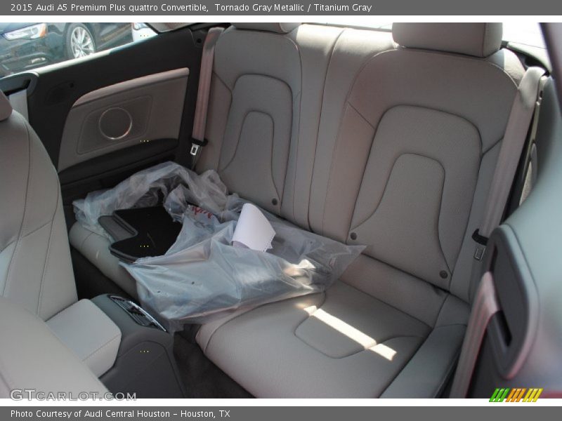 Rear Seat of 2015 A5 Premium Plus quattro Convertible