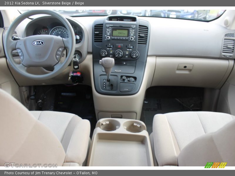 Silverstone Beige / Beige 2012 Kia Sedona LX