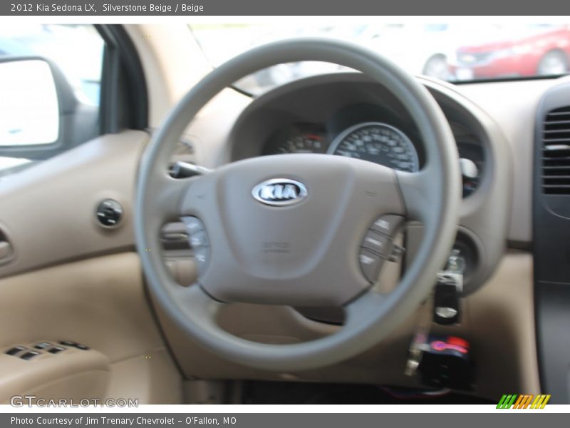 Silverstone Beige / Beige 2012 Kia Sedona LX