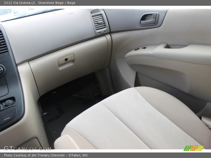 Silverstone Beige / Beige 2012 Kia Sedona LX