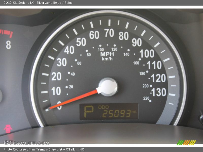 Silverstone Beige / Beige 2012 Kia Sedona LX