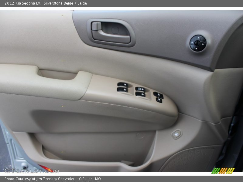Silverstone Beige / Beige 2012 Kia Sedona LX