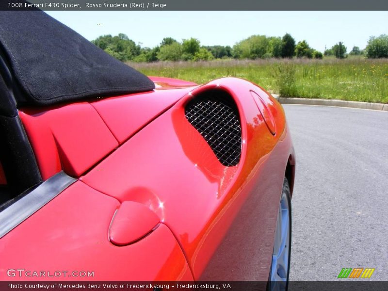 Rosso Scuderia (Red) / Beige 2008 Ferrari F430 Spider