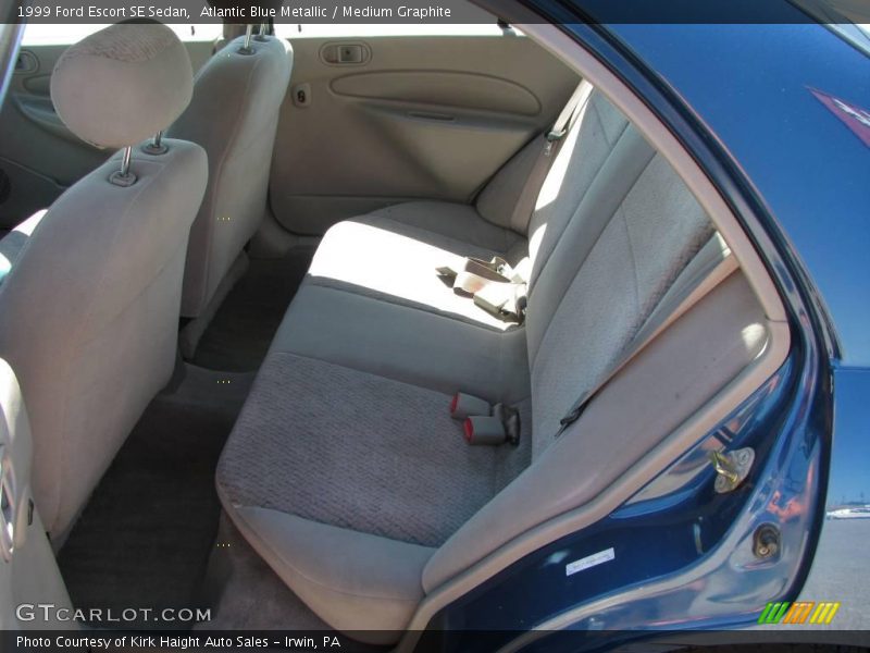 Atlantic Blue Metallic / Medium Graphite 1999 Ford Escort SE Sedan
