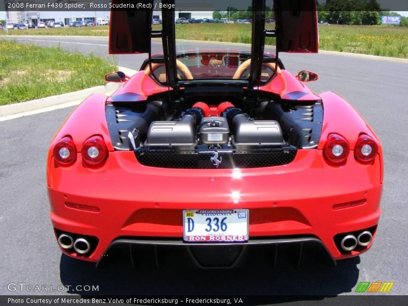 Rosso Scuderia (Red) / Beige 2008 Ferrari F430 Spider