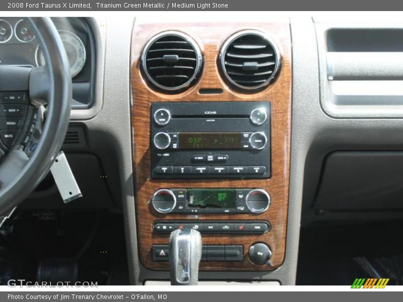 Titanium Green Metallic / Medium Light Stone 2008 Ford Taurus X Limited