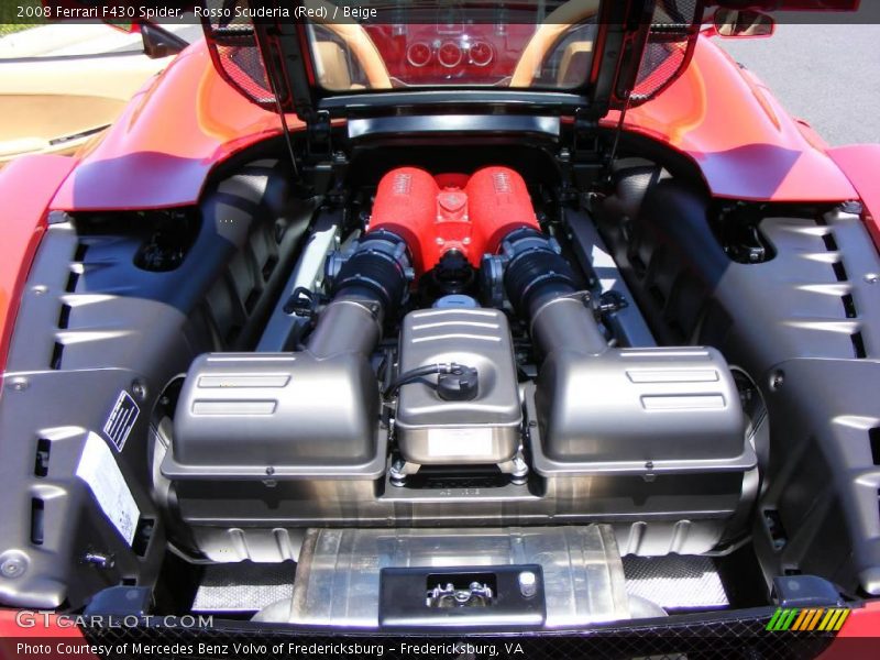  2008 F430 Spider Engine - 4.3 Liter DOHC 32-Valve VVT V8