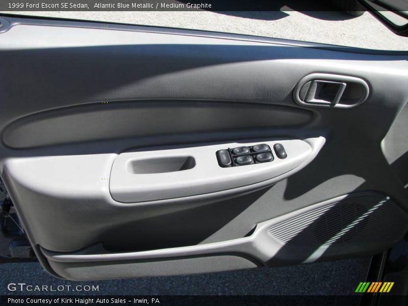 Atlantic Blue Metallic / Medium Graphite 1999 Ford Escort SE Sedan