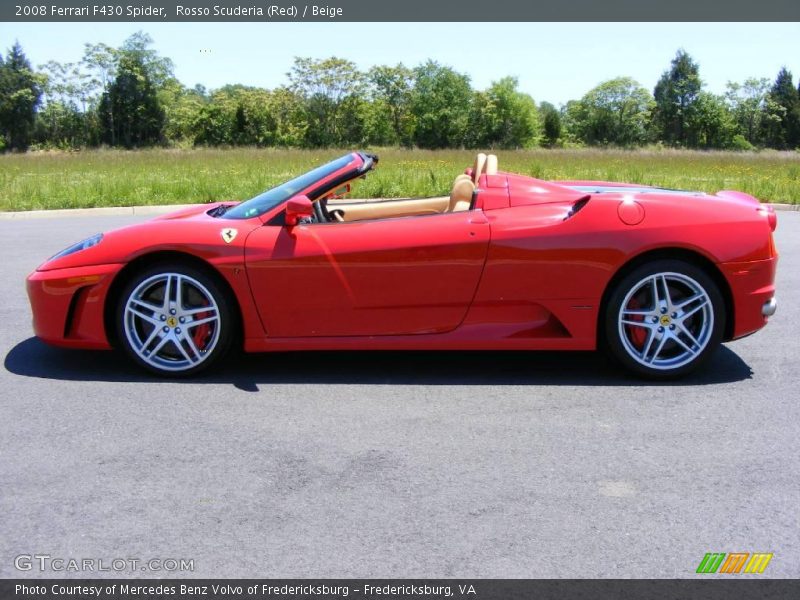 Rosso Scuderia (Red) / Beige 2008 Ferrari F430 Spider