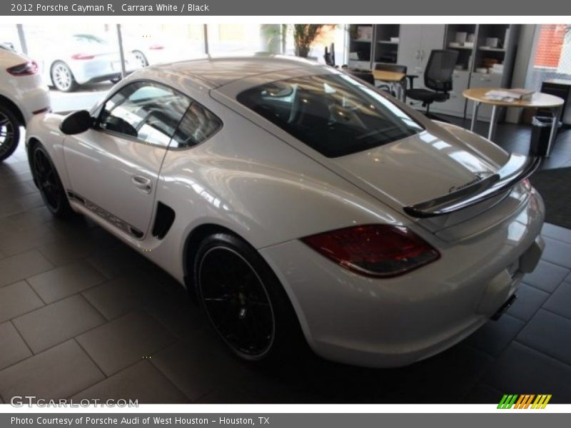 Carrara White / Black 2012 Porsche Cayman R