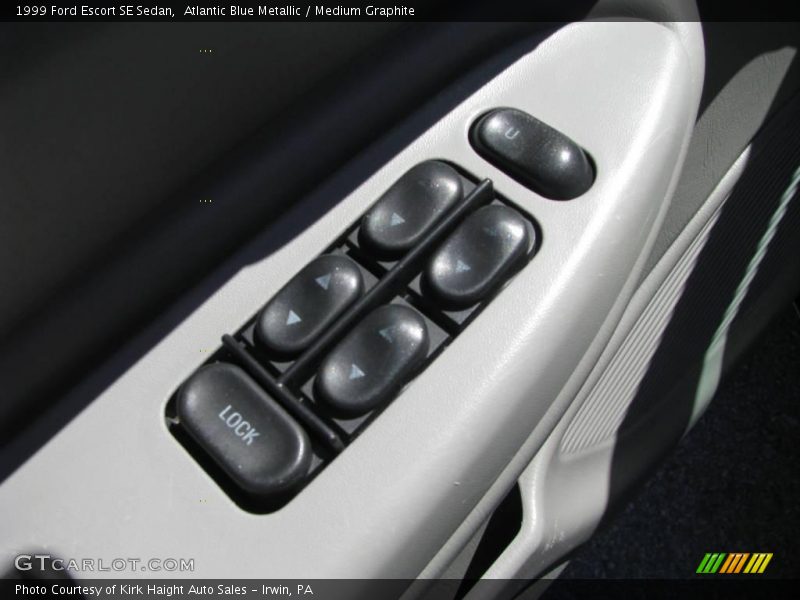 Atlantic Blue Metallic / Medium Graphite 1999 Ford Escort SE Sedan
