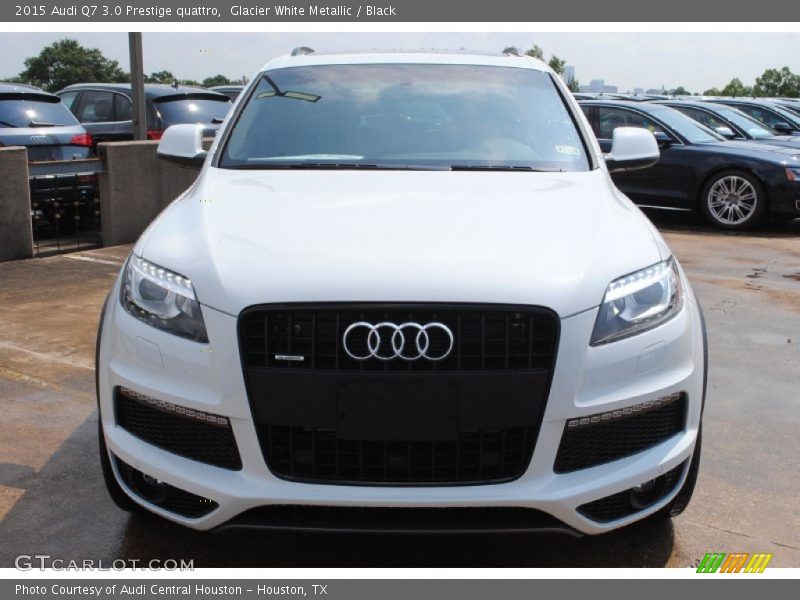 Glacier White Metallic / Black 2015 Audi Q7 3.0 Prestige quattro