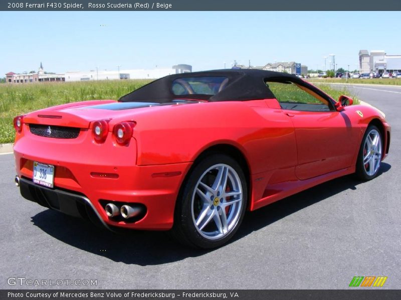 Rosso Scuderia (Red) / Beige 2008 Ferrari F430 Spider