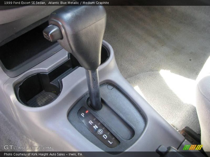 Atlantic Blue Metallic / Medium Graphite 1999 Ford Escort SE Sedan