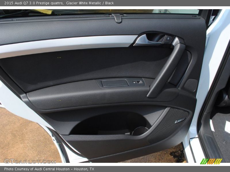 Glacier White Metallic / Black 2015 Audi Q7 3.0 Prestige quattro