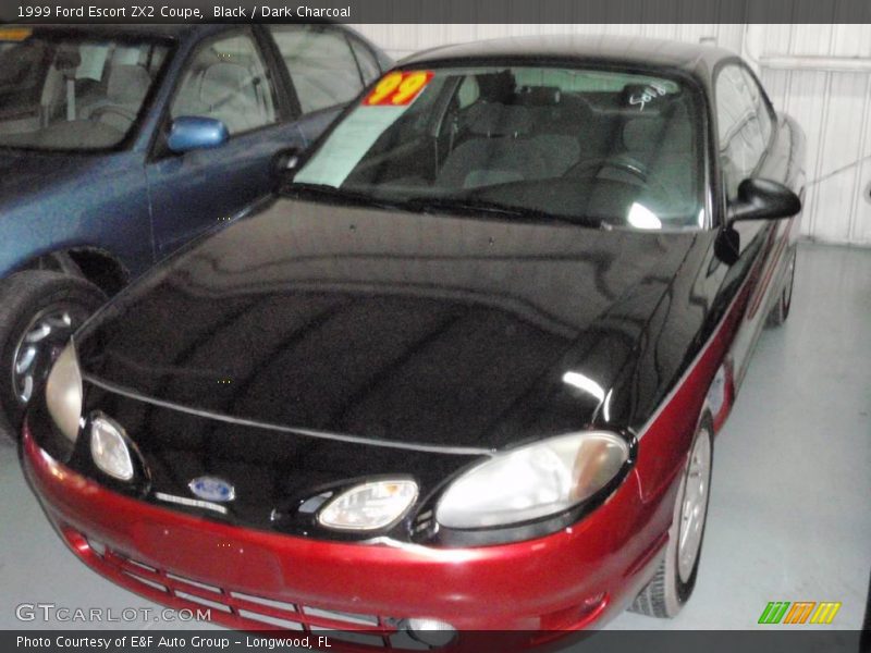 Black / Dark Charcoal 1999 Ford Escort ZX2 Coupe
