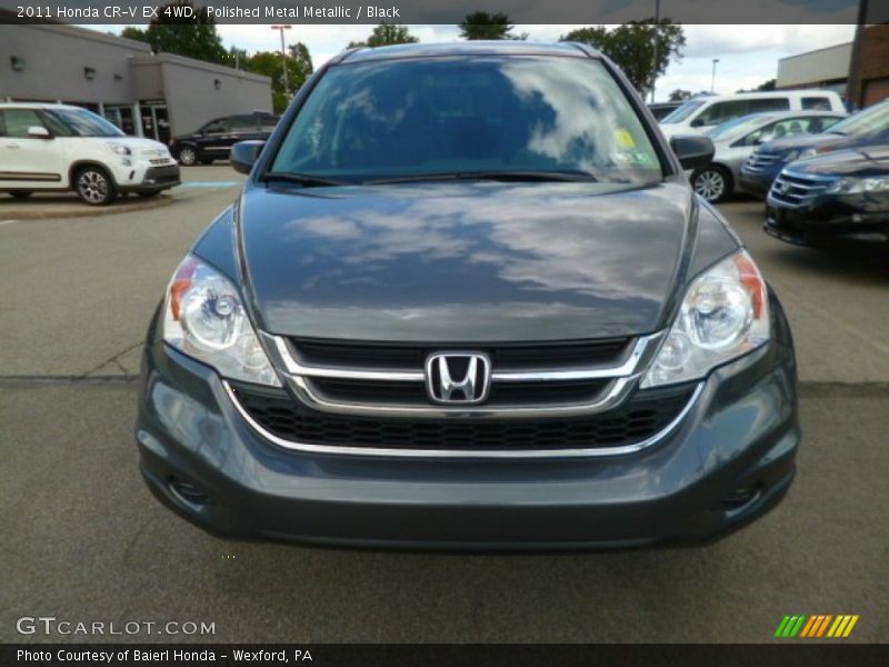 Polished Metal Metallic / Black 2011 Honda CR-V EX 4WD