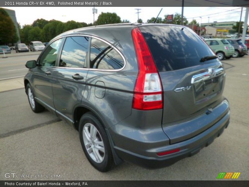 Polished Metal Metallic / Black 2011 Honda CR-V EX 4WD