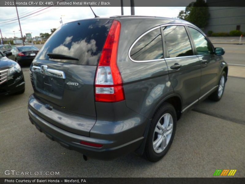 Polished Metal Metallic / Black 2011 Honda CR-V EX 4WD