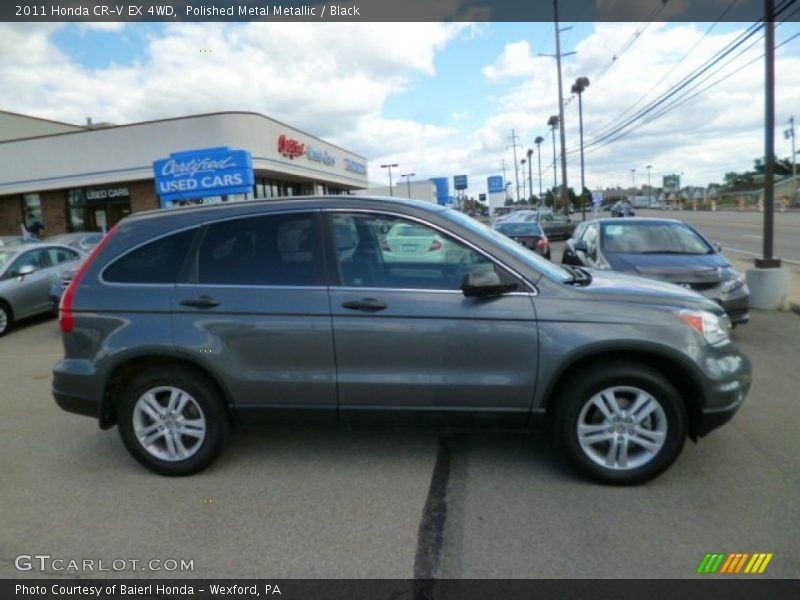 Polished Metal Metallic / Black 2011 Honda CR-V EX 4WD