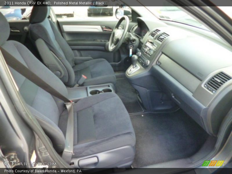 Polished Metal Metallic / Black 2011 Honda CR-V EX 4WD