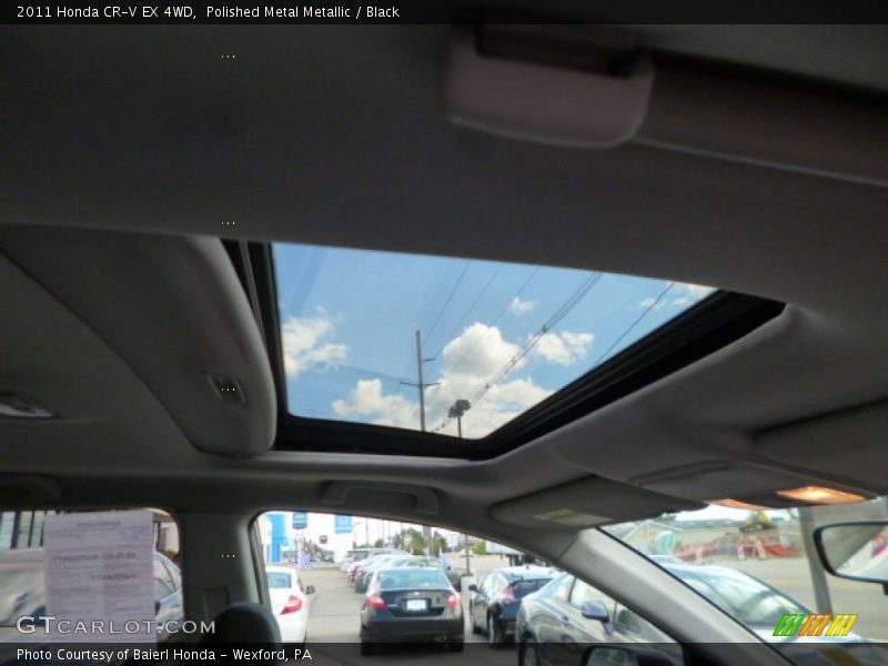 Polished Metal Metallic / Black 2011 Honda CR-V EX 4WD