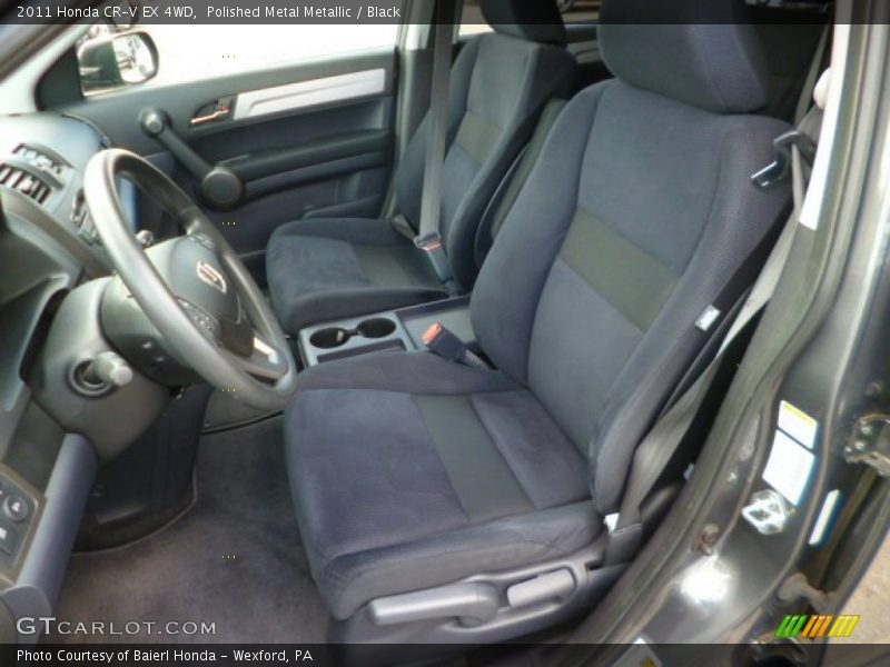 Polished Metal Metallic / Black 2011 Honda CR-V EX 4WD
