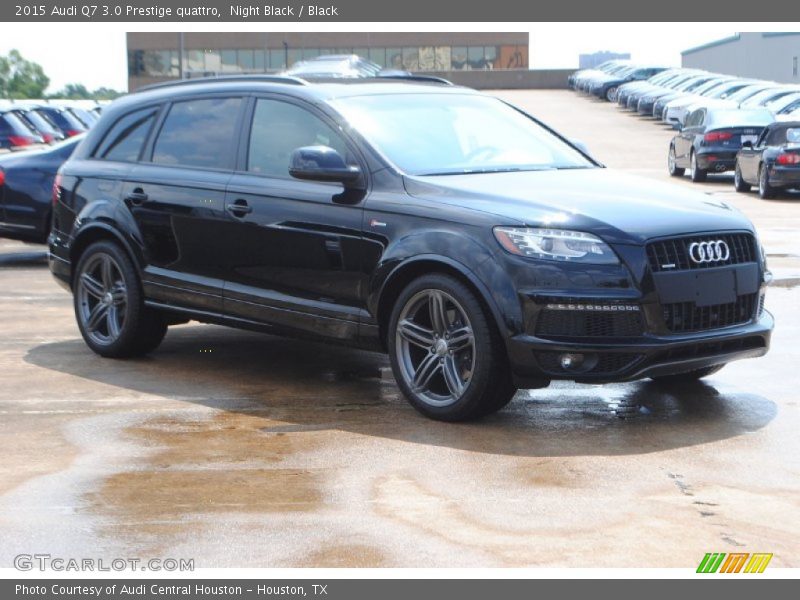 Night Black / Black 2015 Audi Q7 3.0 Prestige quattro