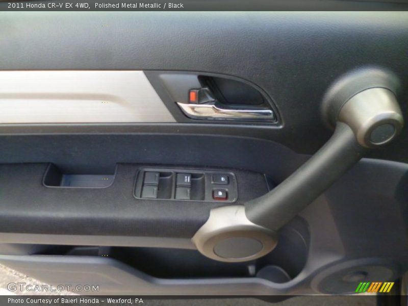 Polished Metal Metallic / Black 2011 Honda CR-V EX 4WD