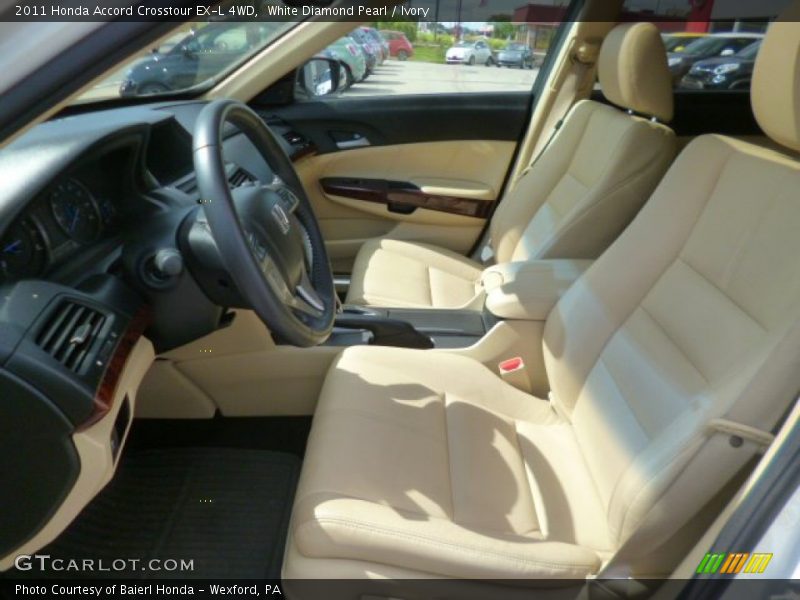  2011 Accord Crosstour EX-L 4WD Ivory Interior