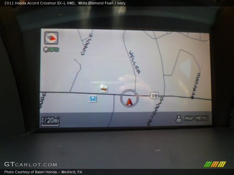 Navigation of 2011 Accord Crosstour EX-L 4WD