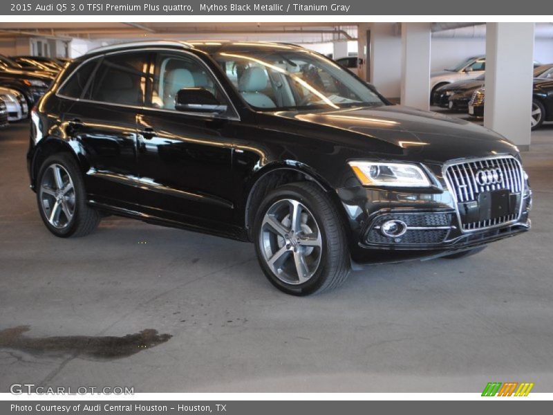 Mythos Black Metallic / Titanium Gray 2015 Audi Q5 3.0 TFSI Premium Plus quattro
