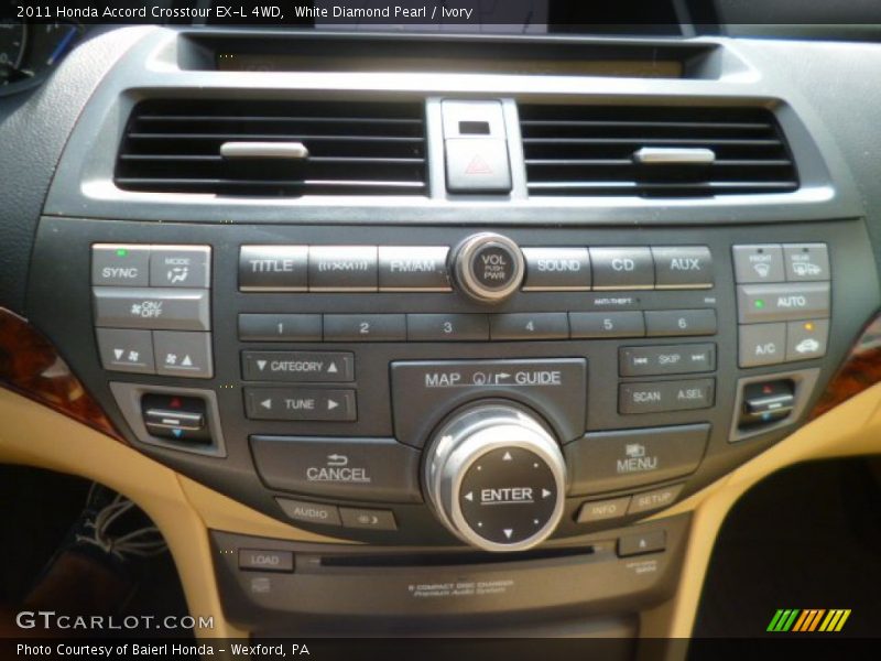 Controls of 2011 Accord Crosstour EX-L 4WD