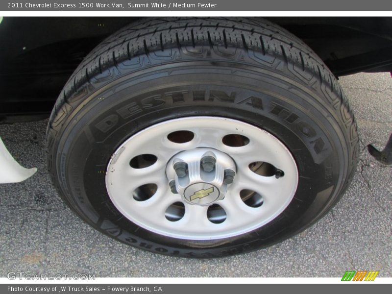 Summit White / Medium Pewter 2011 Chevrolet Express 1500 Work Van