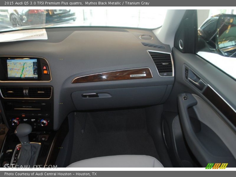 Mythos Black Metallic / Titanium Gray 2015 Audi Q5 3.0 TFSI Premium Plus quattro