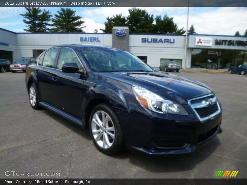Deep Indigo Pearl / Ivory 2013 Subaru Legacy 2.5i Premium