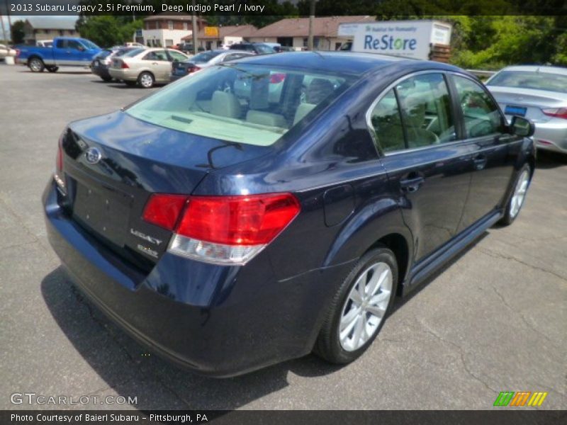 Deep Indigo Pearl / Ivory 2013 Subaru Legacy 2.5i Premium